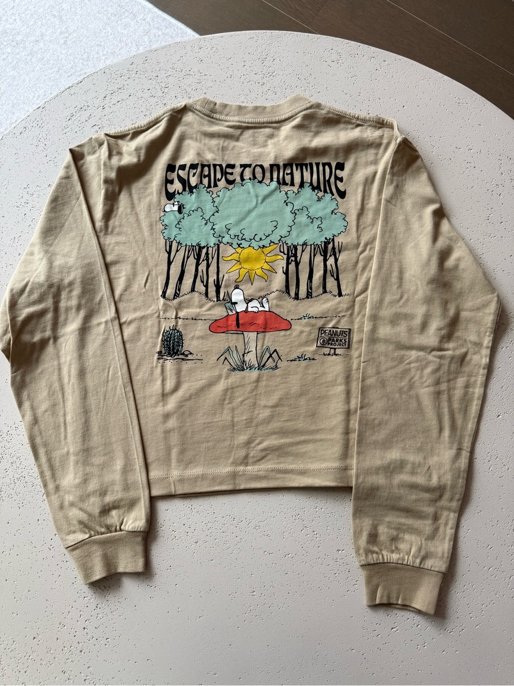 Peanuts * Parks Project Cropped Long Sleeve Tee